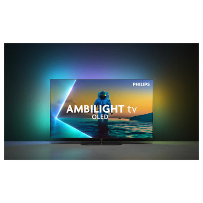 106cm/42" (3840x2160) Philips 42OLED810/12 16:9 OLED 144Hz 4x HDMI 2.1 3x USB LAN WLAN Ambilight Google TV HDR10+ Dolby Vision Black