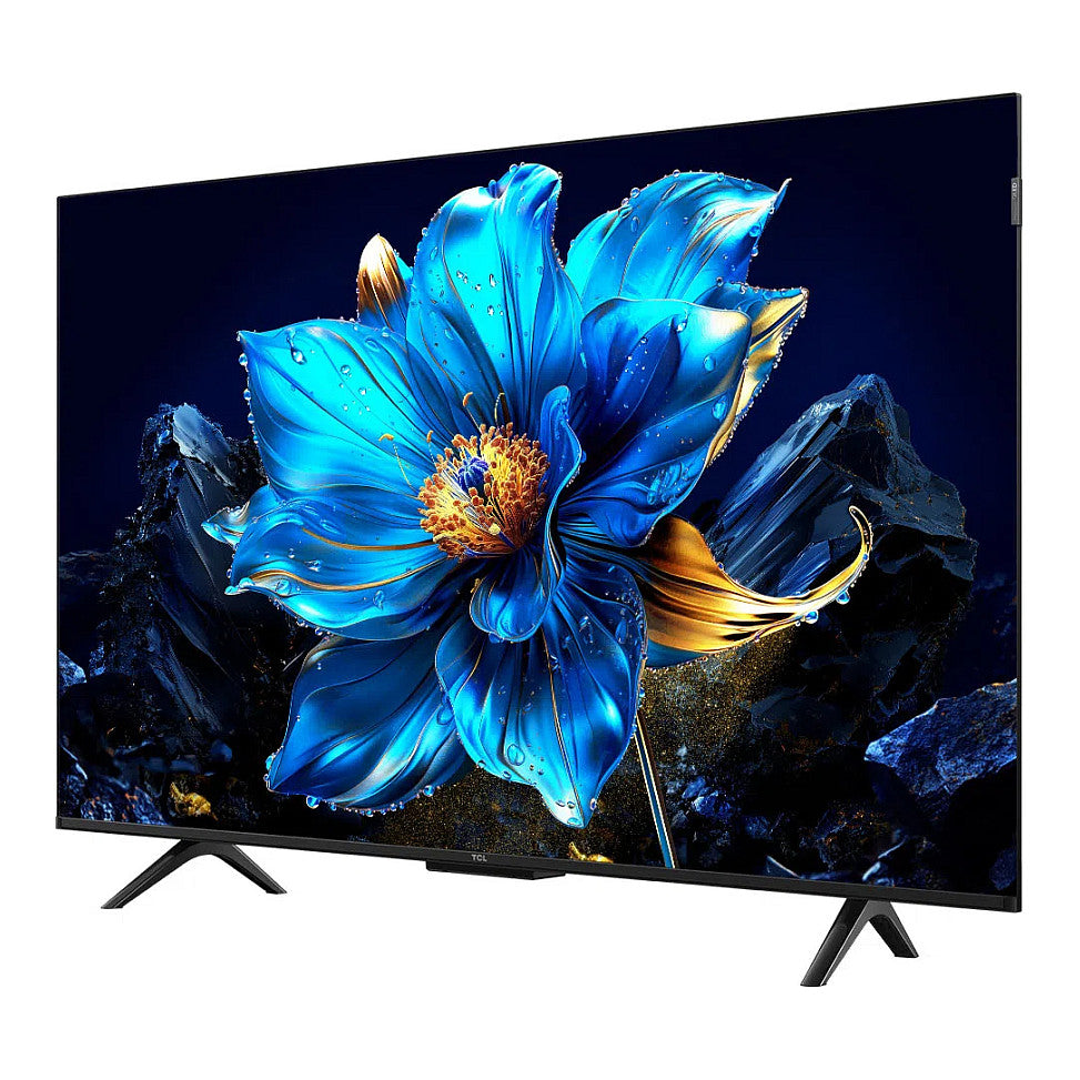 108cm/43" (3840x2160) TCL 43T69C 16:9 LED 60Hz 3x HDMI 1x USB LAN WLAN Google TV Dolby Audio HDR10 Black
