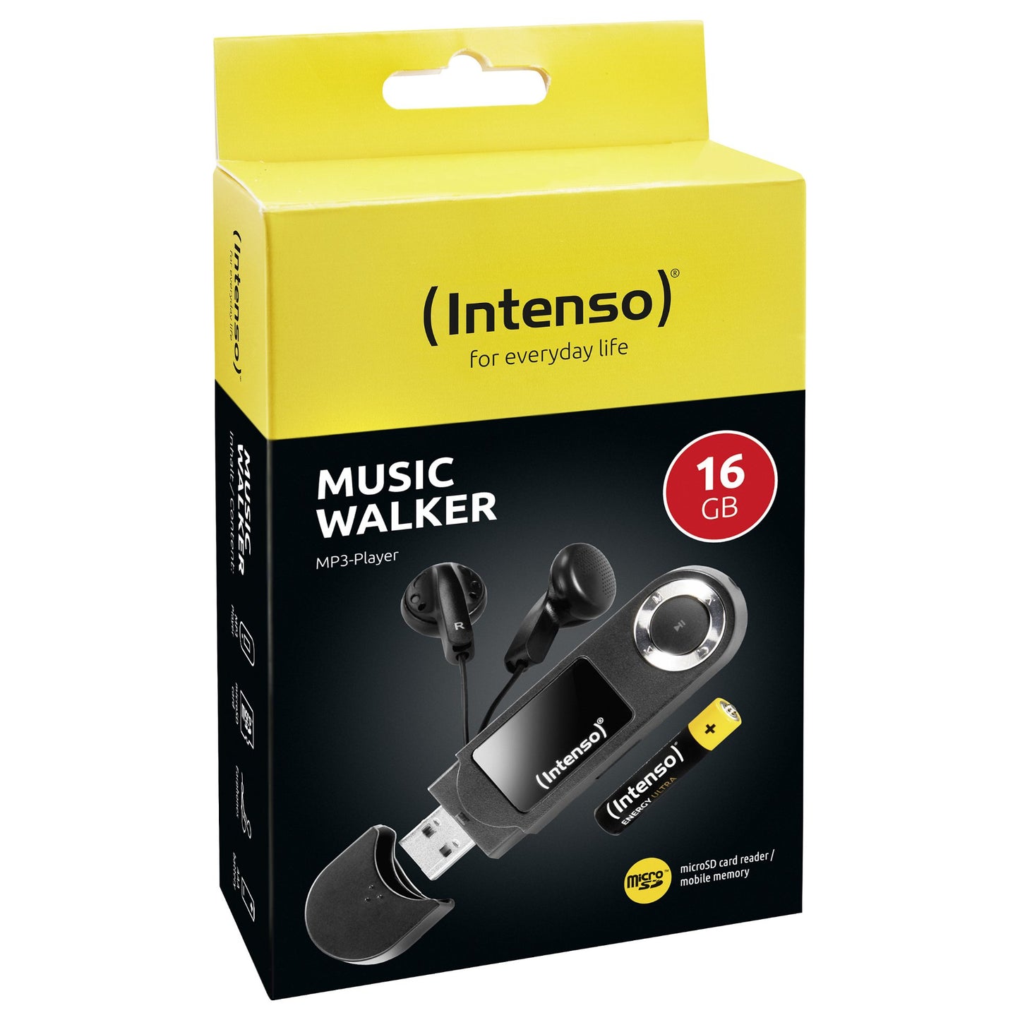 Intenso MP3 Player Music Walker 16GB Black retail