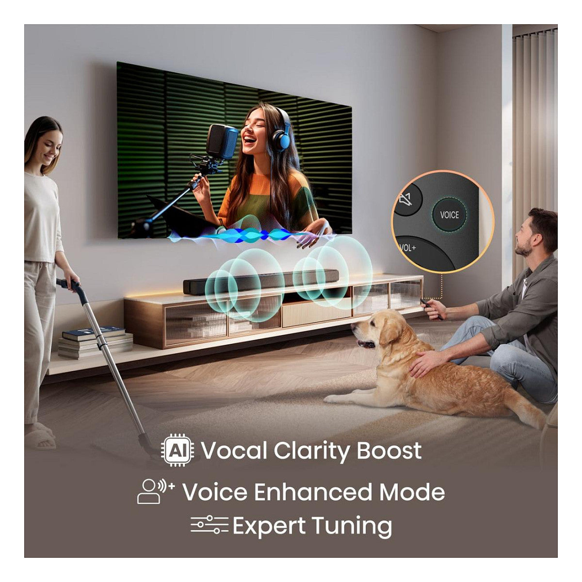 Hisense HS1000 Soundbar (schwarz, Bluetooth, HDMI, USB, AUX, Optisch)
