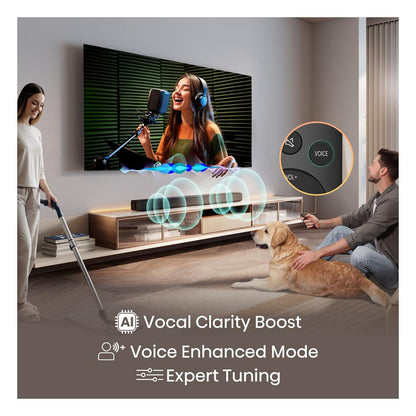 Hisense HS1000 Soundbar (schwarz, Bluetooth, HDMI, USB, AUX, Optisch)