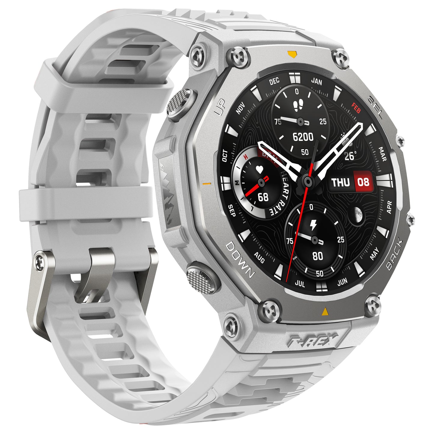 Amazfit T-Rex 3 48.5mm Haze Gray Smartwatch HYROX-Modus