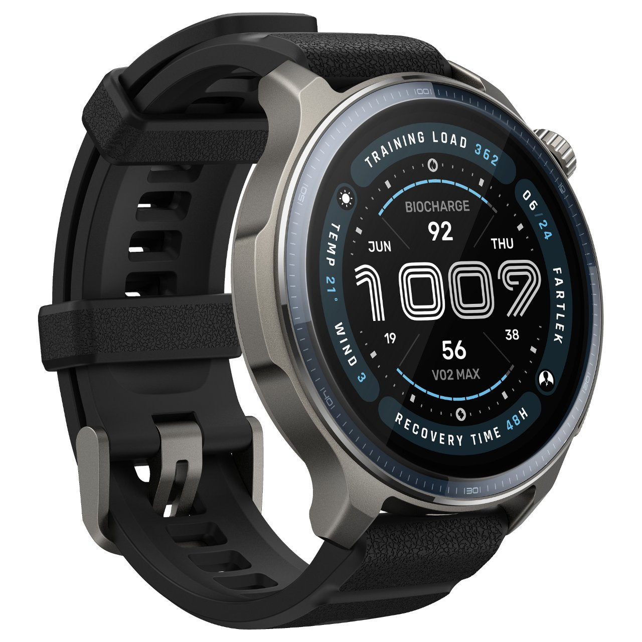Amazfit Balance 2 48mm Black Smartwatch HYROX-Modus