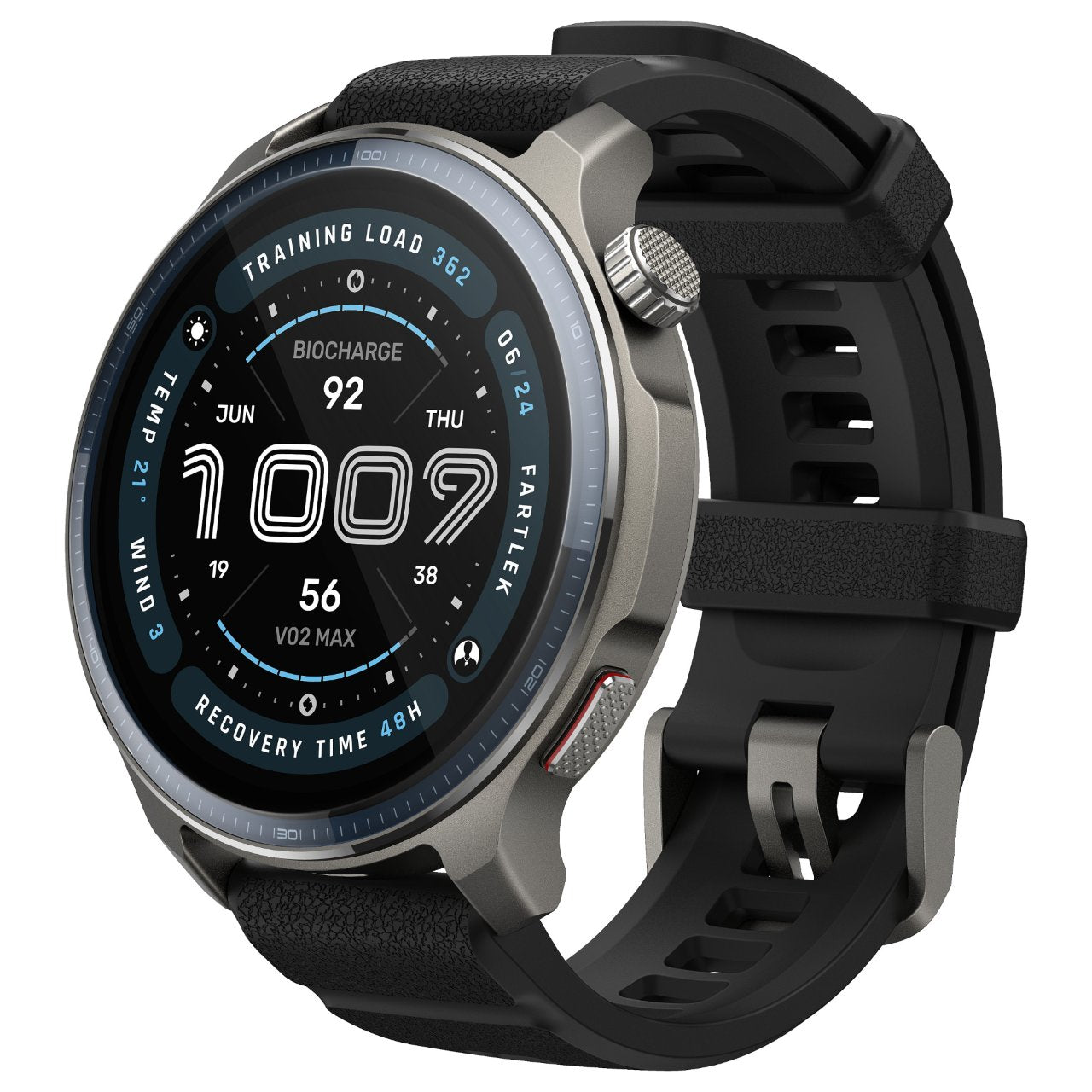 Amazfit Balance 2 48mm Black Smartwatch HYROX-Modus
