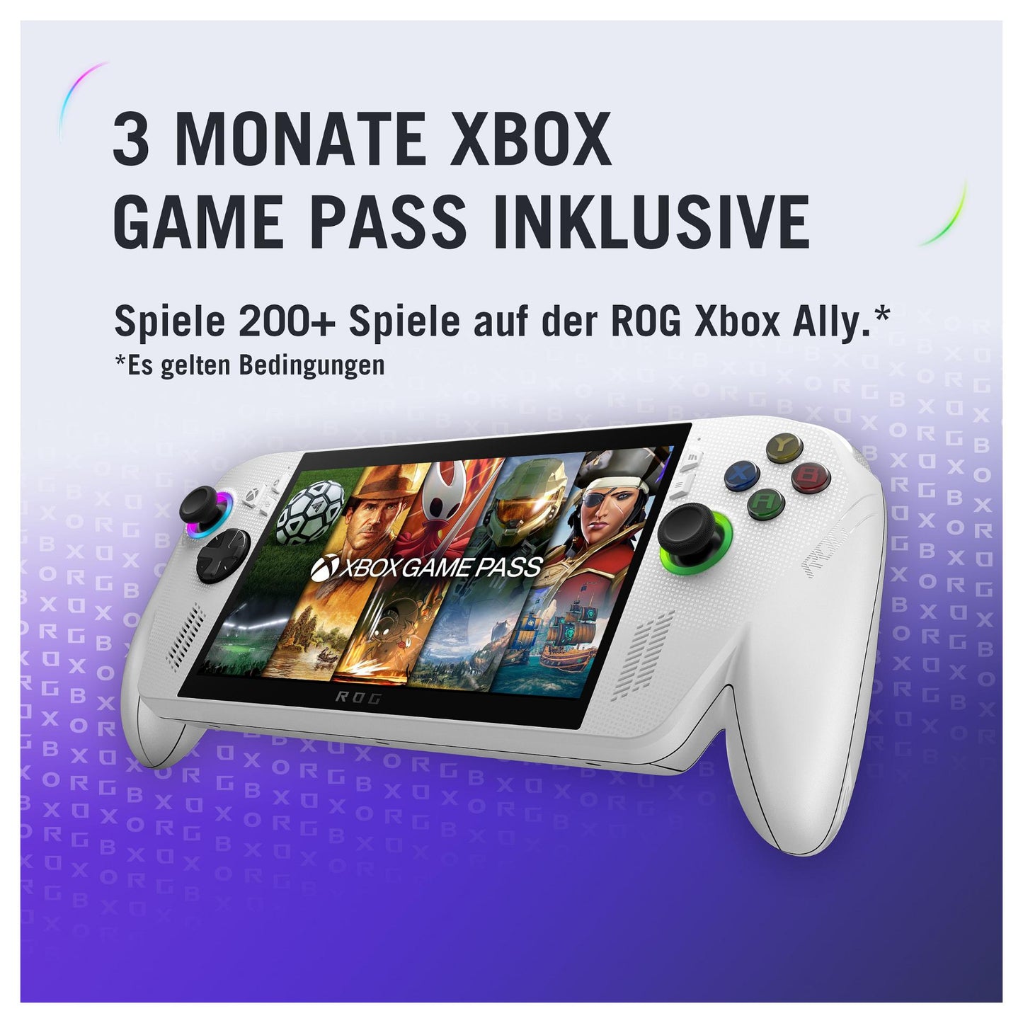 ASUS ROG Xbox Ally RC73YA-NH002W AMD Ryzen™ Z2 A Tragbare Spielkonsole 17,8 cm (7") weiß