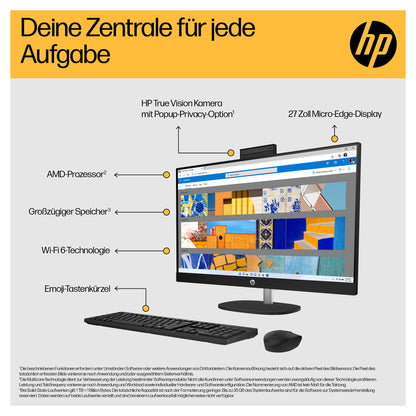 AIO HP 27-cr0471ng RYZ7-7730U/16GB/1TBSSD/W11 Home white