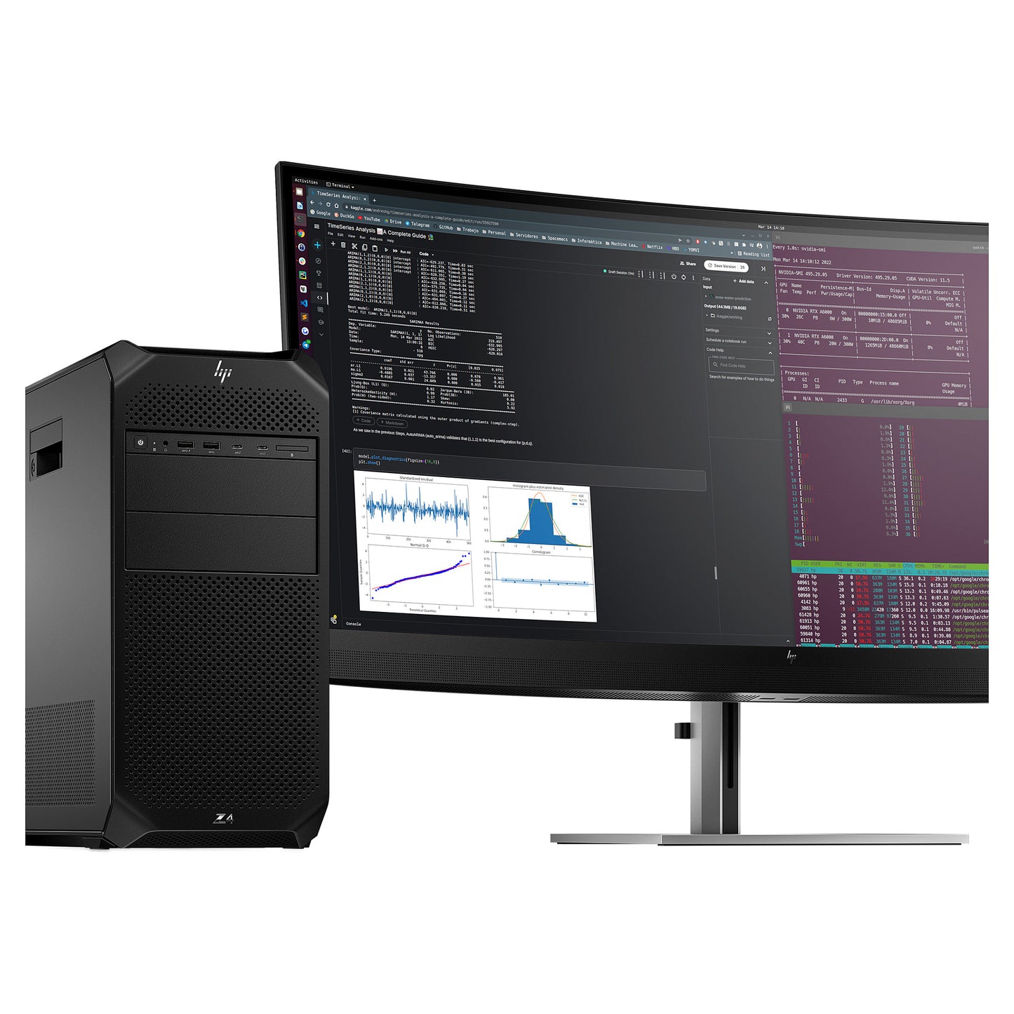 HP Z4 G5 TWR Xeon W3-2535/64GB/1TBSSD/RTX4000Ada/W11Pro