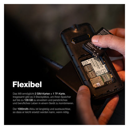 AGM by Bea-fon M9 Bartype (4G) rugged (IP68/IP69K/MIL-STD-810H