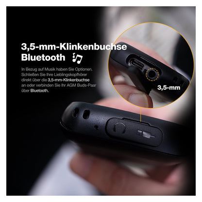 AGM by Bea-fon M9 Bartype (4G) rugged (IP68/IP69K/MIL-STD-810H