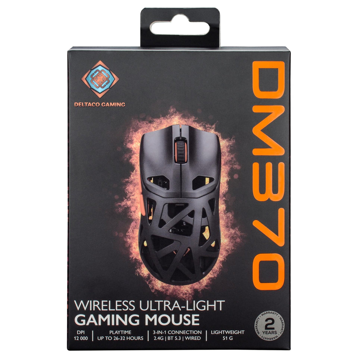 Deltaco Gaming Maus DM370 wireless, schwarz