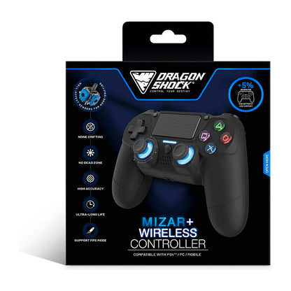 Dragonshock Controller Mizar+ Wireless schwarz PS4/PC