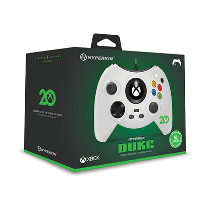 Hyperkin Controller Duke kabelgebunden weiß XBOX