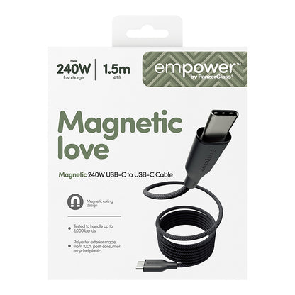 Panzerglass MAGNETIC 240W USB-C TO USB-C