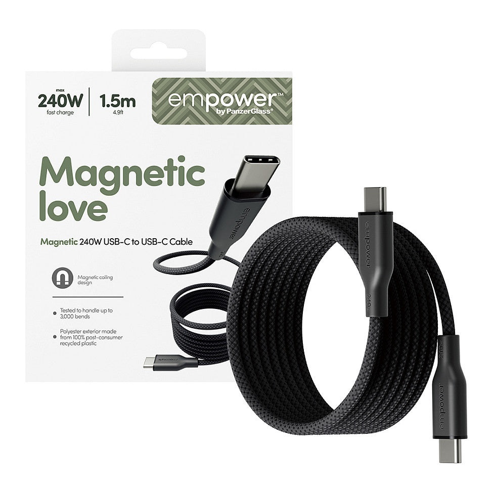 Panzerglass MAGNETIC 240W USB-C TO USB-C