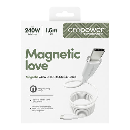Panzerglass MAGNET 240W USB-C TO USB-C CBL