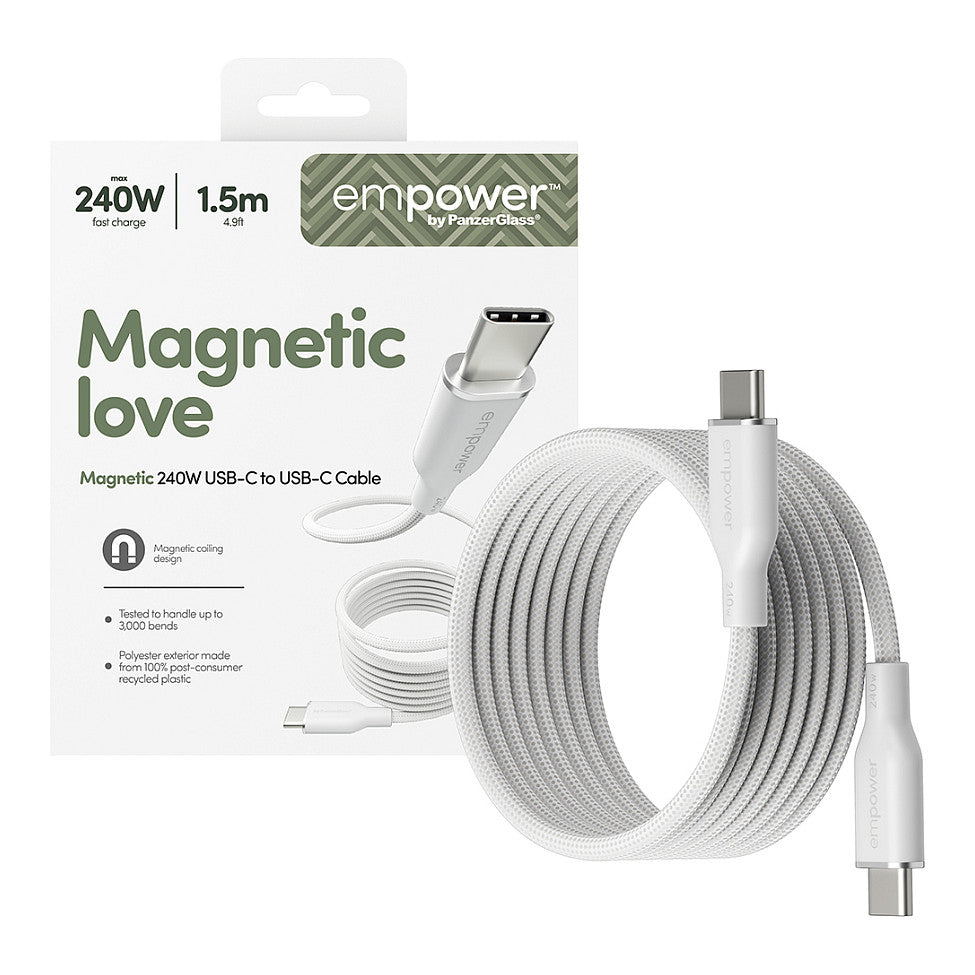 Panzerglass MAGNET 240W USB-C TO USB-C CBL