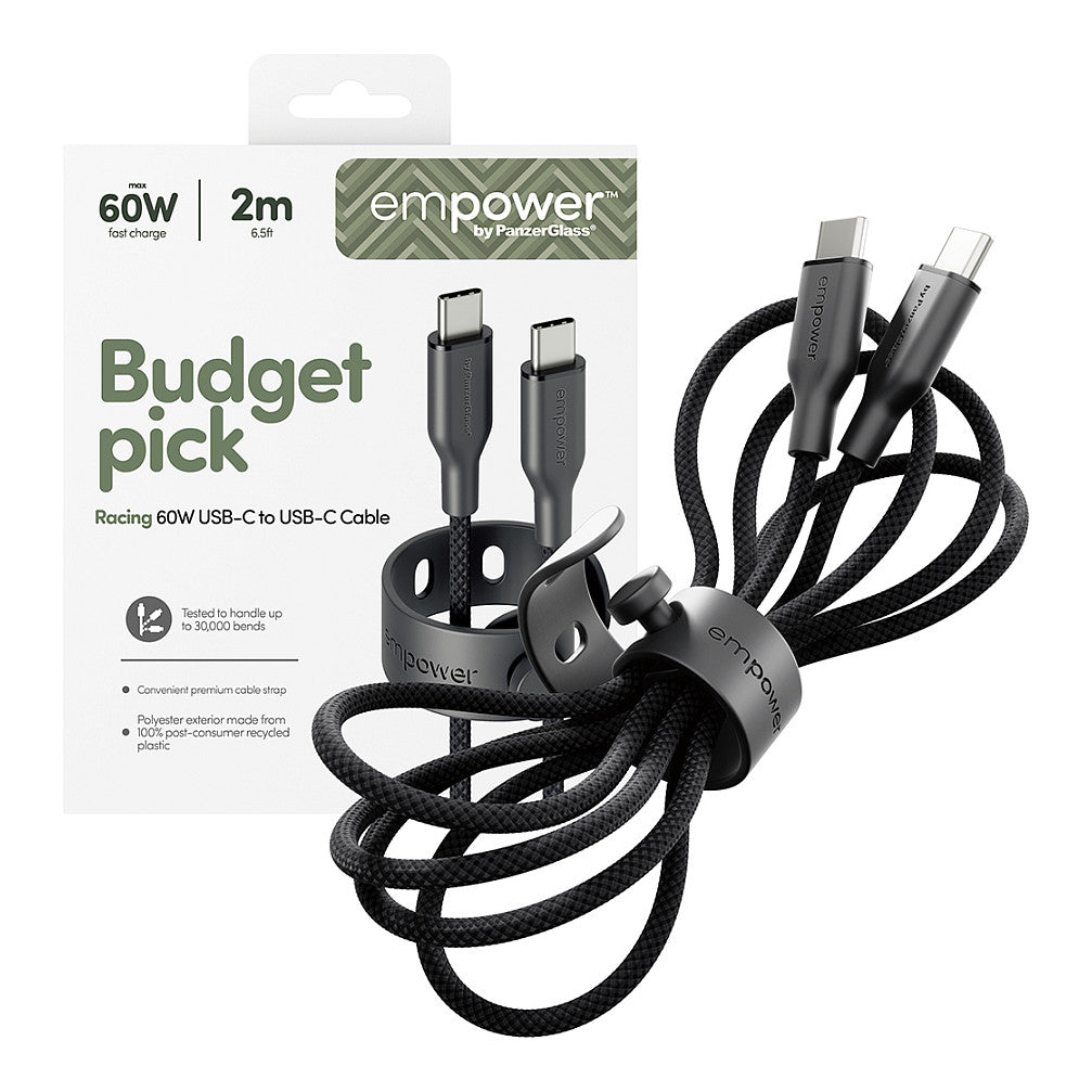 Panzerglass RACING 60W USB-C TO USB-C CABLE