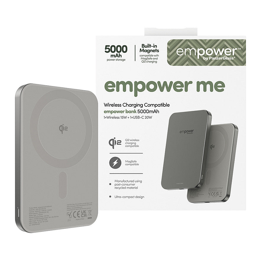 Panzerglass EMPOWER BANK 5000MAH TITANIUM