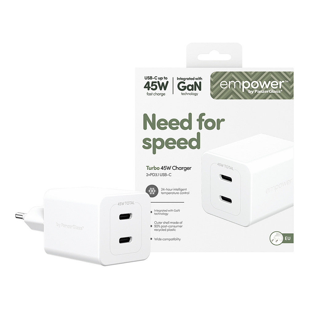 Panzerglass TURBO 45W CHARGER INCL.