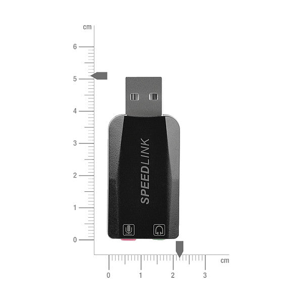 Speedlink VIGO USB Soundkarte, schwarz