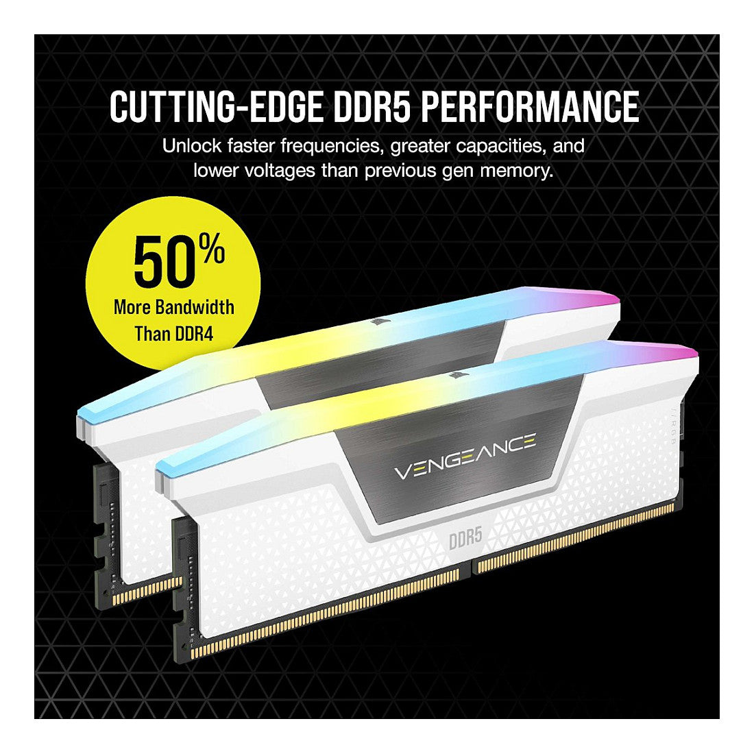 32GB PC 6400 CL36 CORSAIR KIT (2x16GB) Vengeance white retail