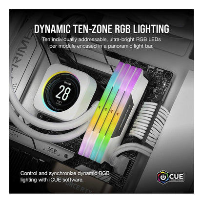 32GB PC 6400 CL36 CORSAIR KIT (2x16GB) Vengeance white retail