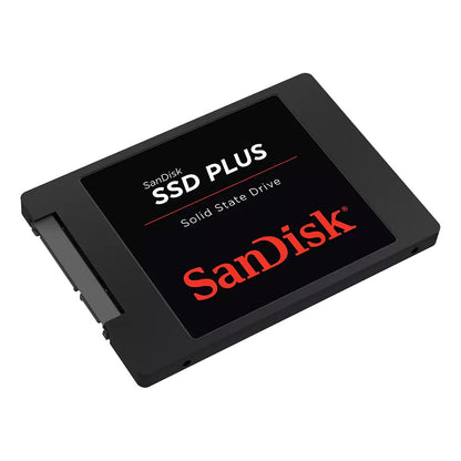 250GB SANDISK SSD Plus 6,35cm 2,5Zoll SATA Read speeds up to 545MB/s SATA III 6GB/s