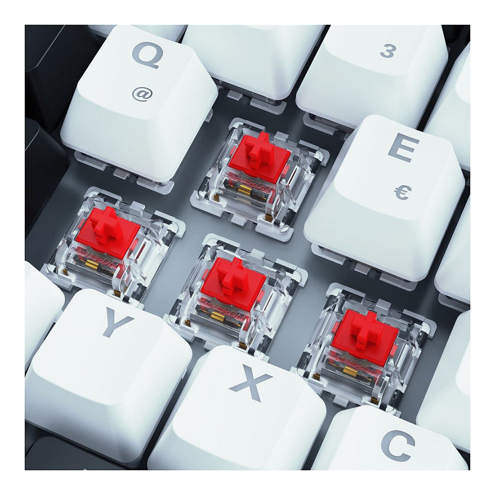 Sharkoon SKILLER SGK50 S3 (wei, DE-Layout, Gateron Red)