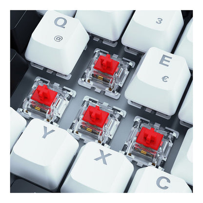 Sharkoon SKILLER SGK50 S3 (wei, DE-Layout, Gateron Red)