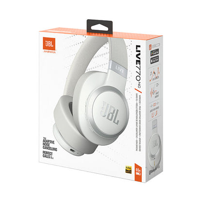 JBL LIVE 770 NC Wireless Bluetooth Over-Ear Kopfhörer white