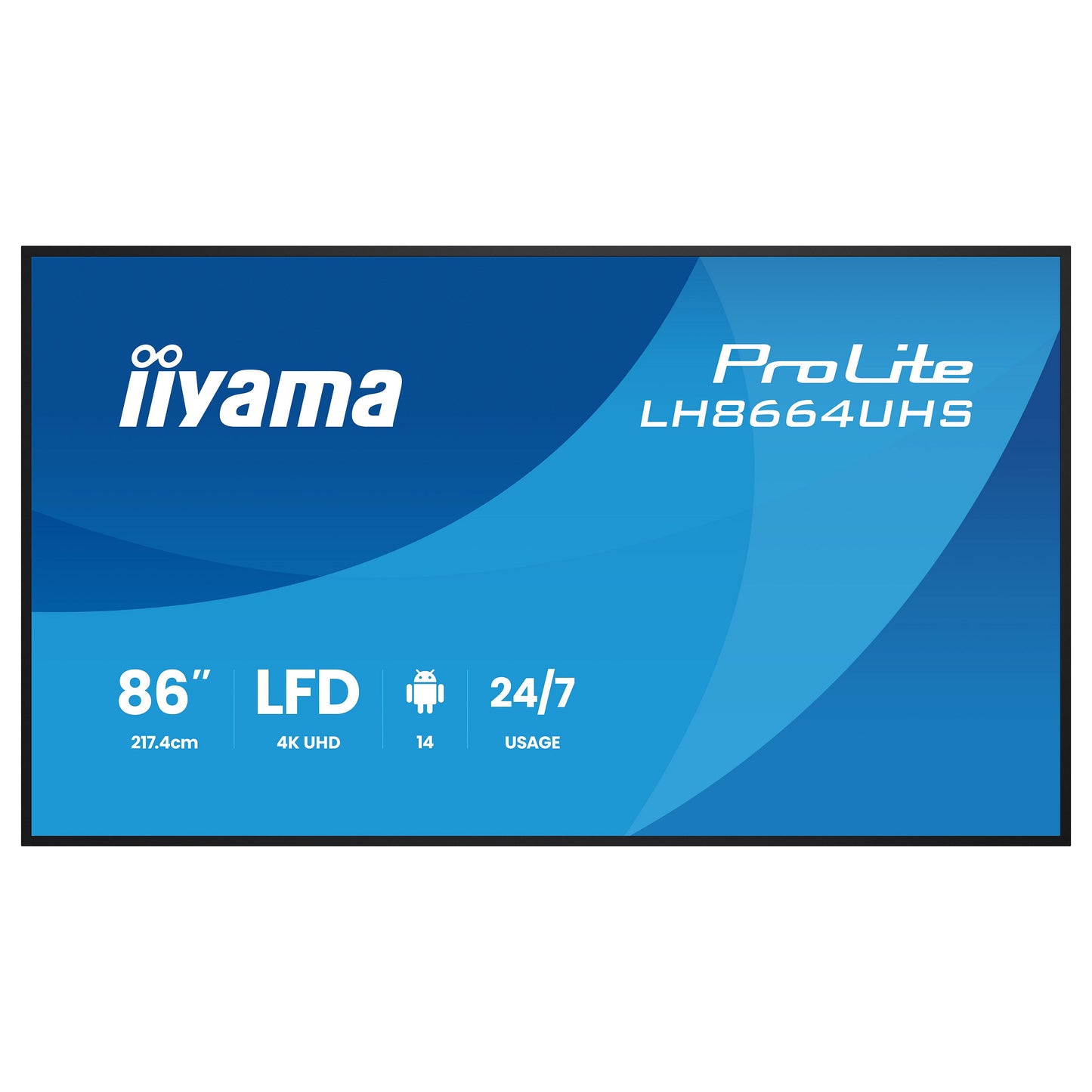 iiyama 217,4cm(85,6") LH8664UHS-B3AG 16:9 2xHDMI+USB-C (Speditionsversand)