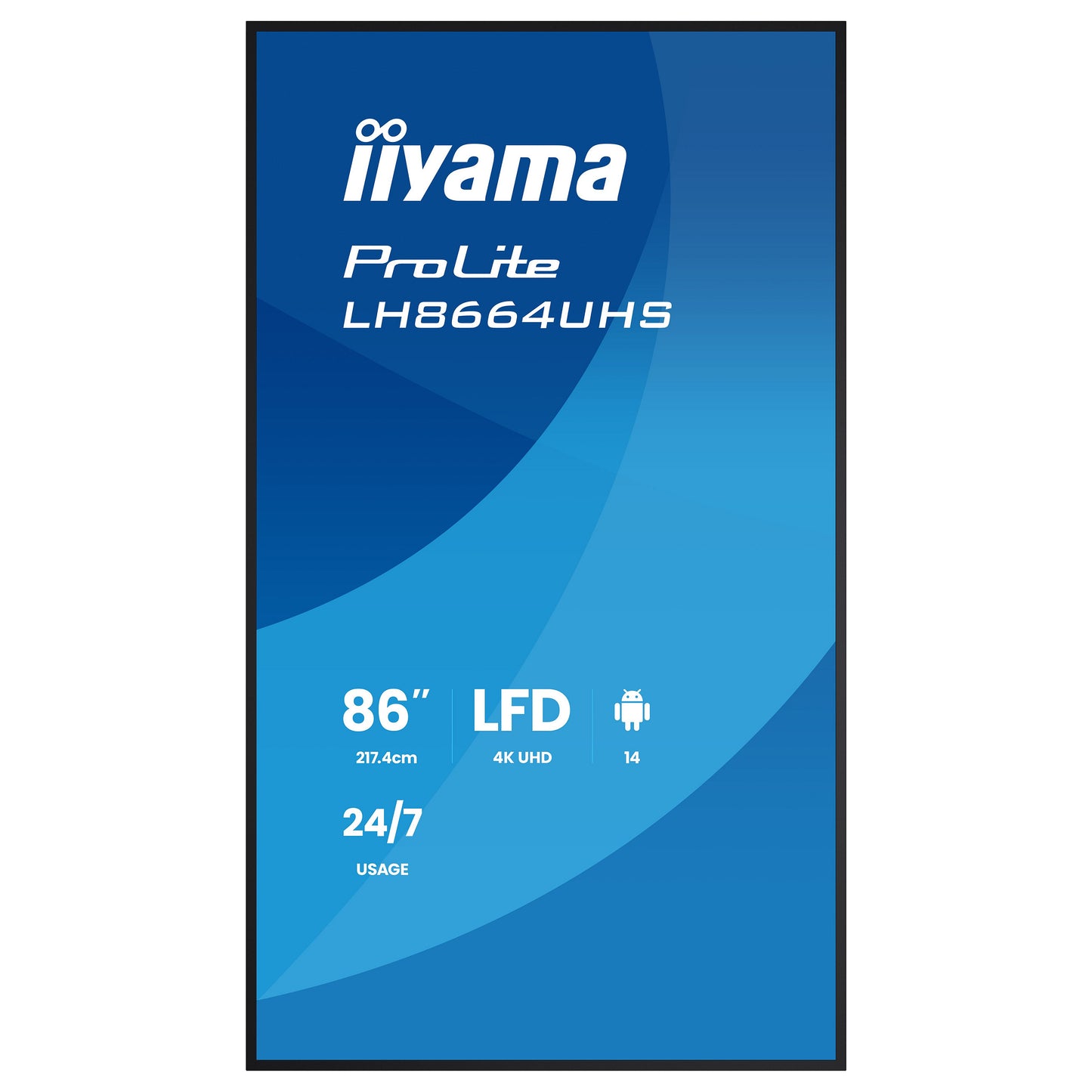 iiyama 217,4cm(85,6") LH8664UHS-B3AG 16:9 2xHDMI+USB-C (Speditionsversand)