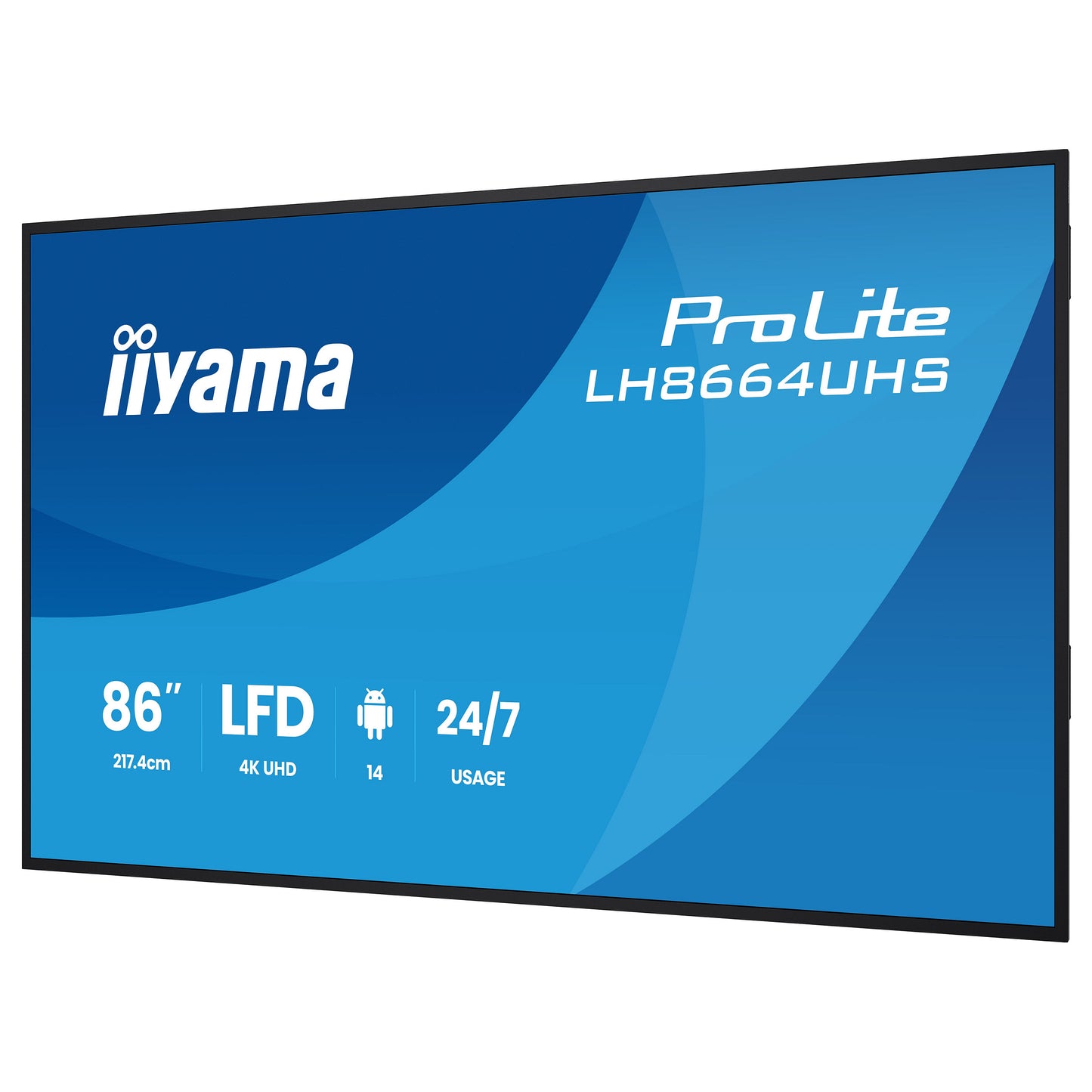 iiyama 217,4cm(85,6") LH8664UHS-B3AG 16:9 2xHDMI+USB-C (Speditionsversand)