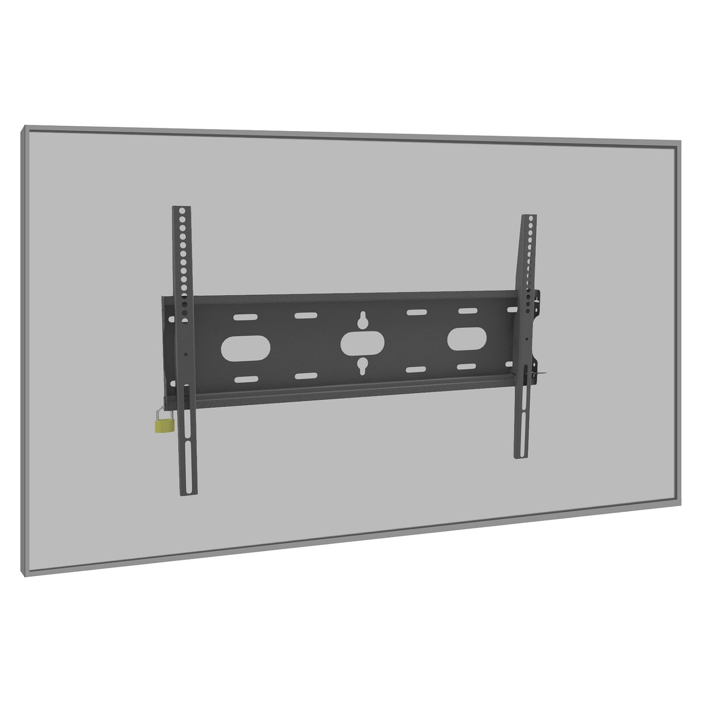 IIYAMA Wandhalter 600x400mm -125kg schwarz/abschliebar