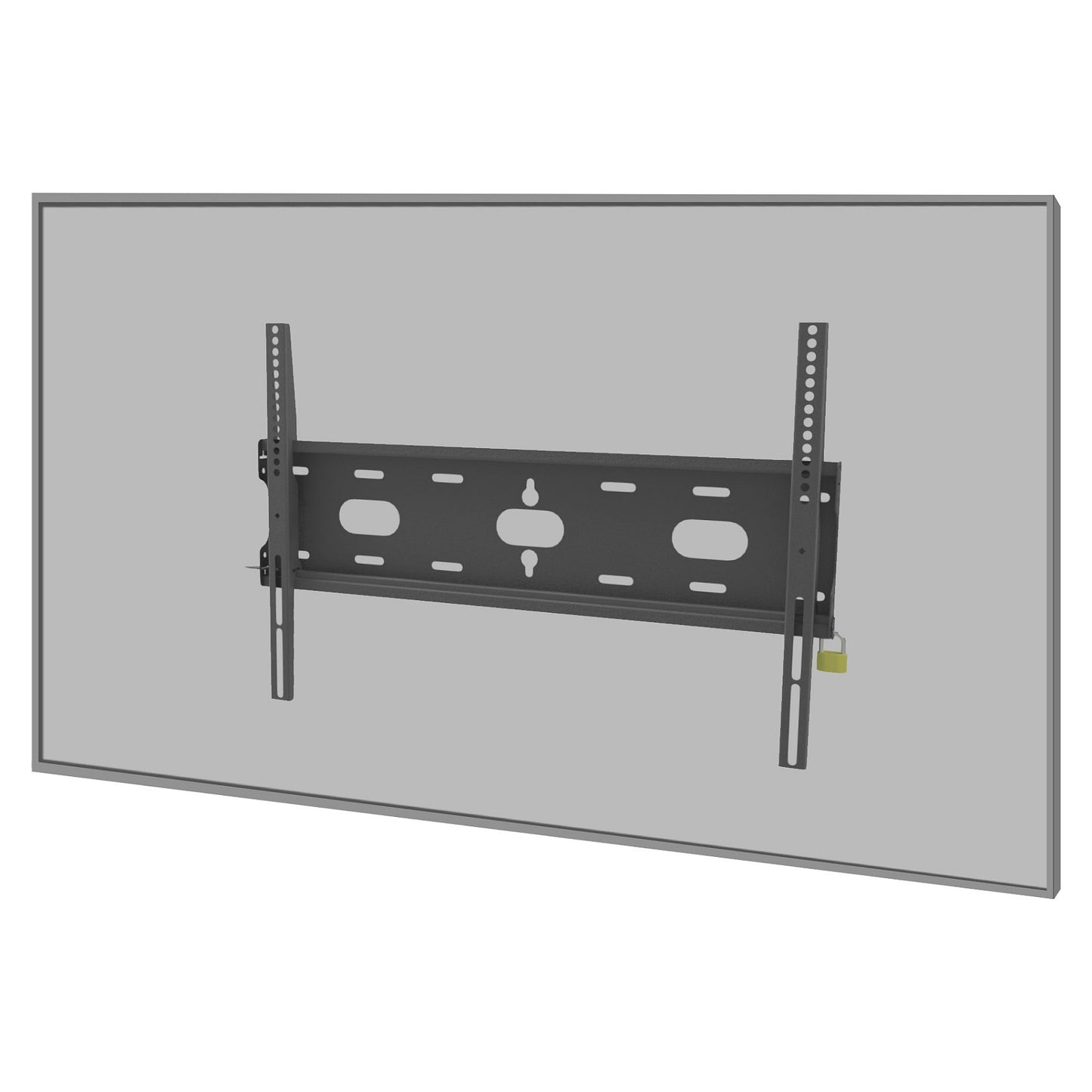 IIYAMA Wandhalter 600x400mm -125kg schwarz/abschliebar