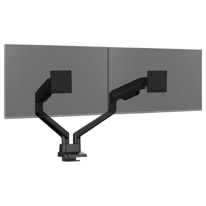IIYAMA Tischhalterung 100x100 dual 2x12kg/24-32''/Gasdruckfeder/schwarz