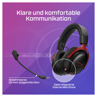 HyperX Cloud III S Wireless-Gaming-Headset black