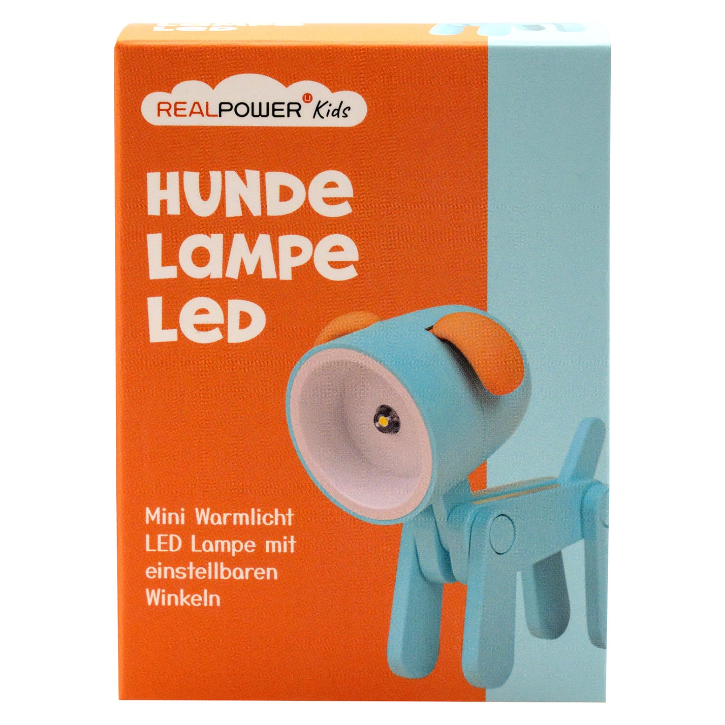 RealPower LED-Tier Taschenlampe Blue Dog