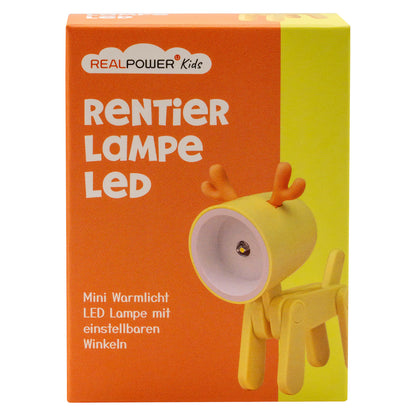 RealPower LED-Tier Taschenlampe Yellow deer