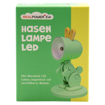 RealPower LED-Tier Taschenlampe Grenn rabbit mit Sockel