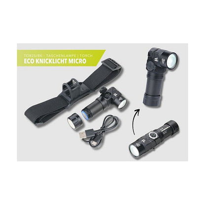 TROIKA Taschenlampe ECO KNICKLICHT MICRO schwarz