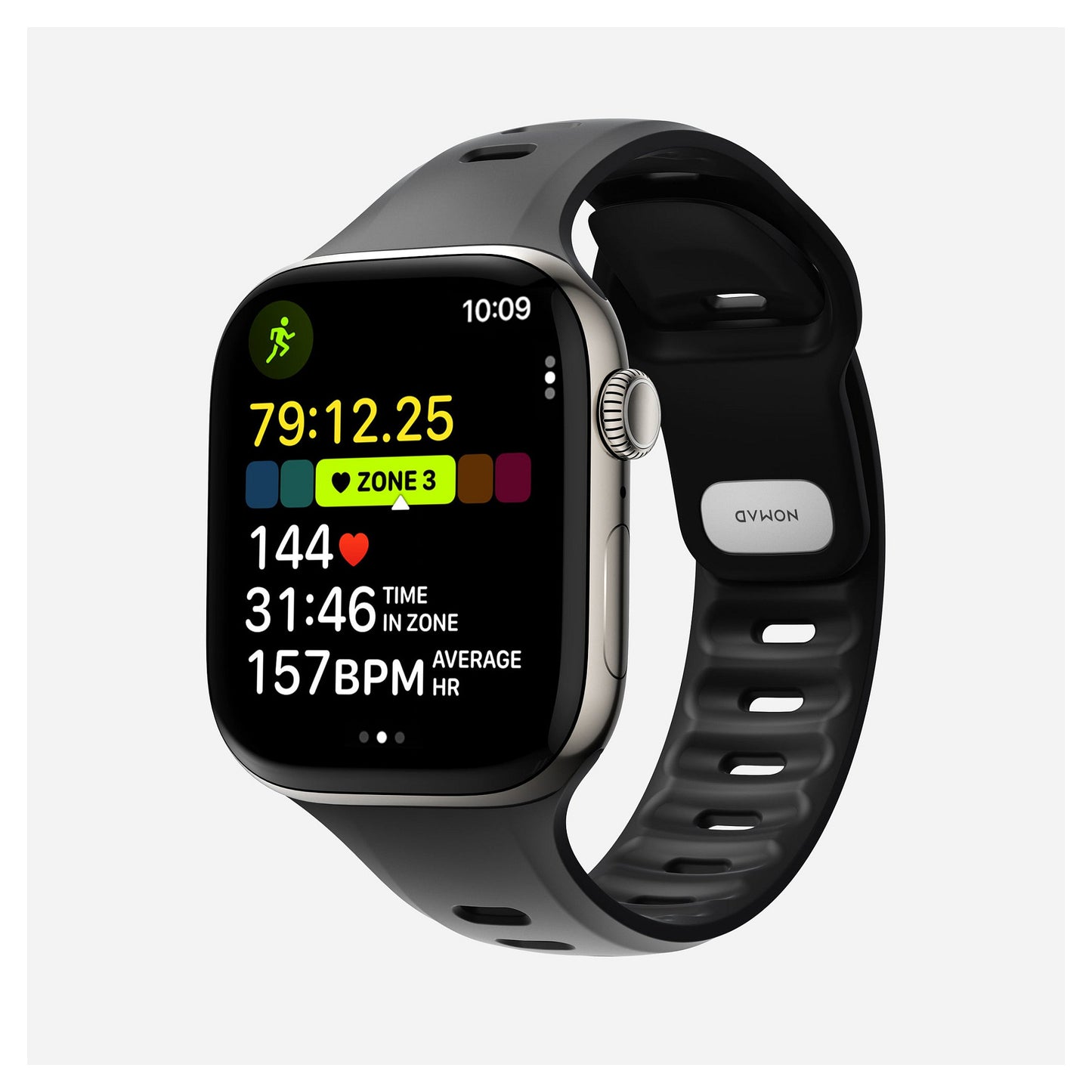 Nomad Tempo Band 46mm Black