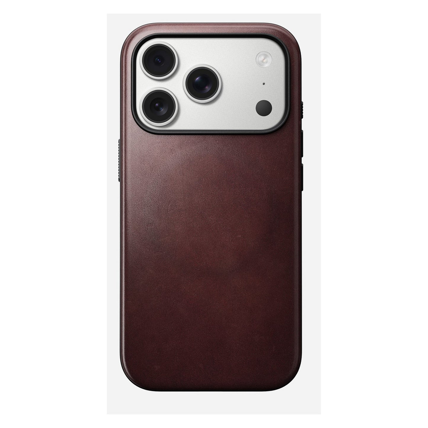 Nomad Modern Leather Case iPhone 17 Pro Burgundy Horween