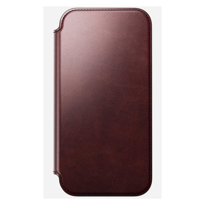 Nomad Modern Leather Folio iPhone 17 Pro Max Burgundy H.