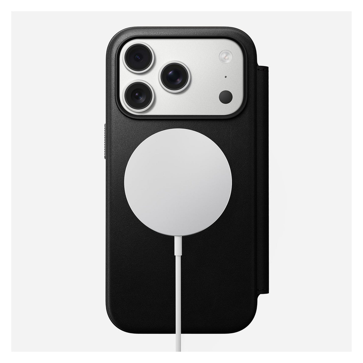 Nomad Modern Leather Folio iPhone 17 Pro Black