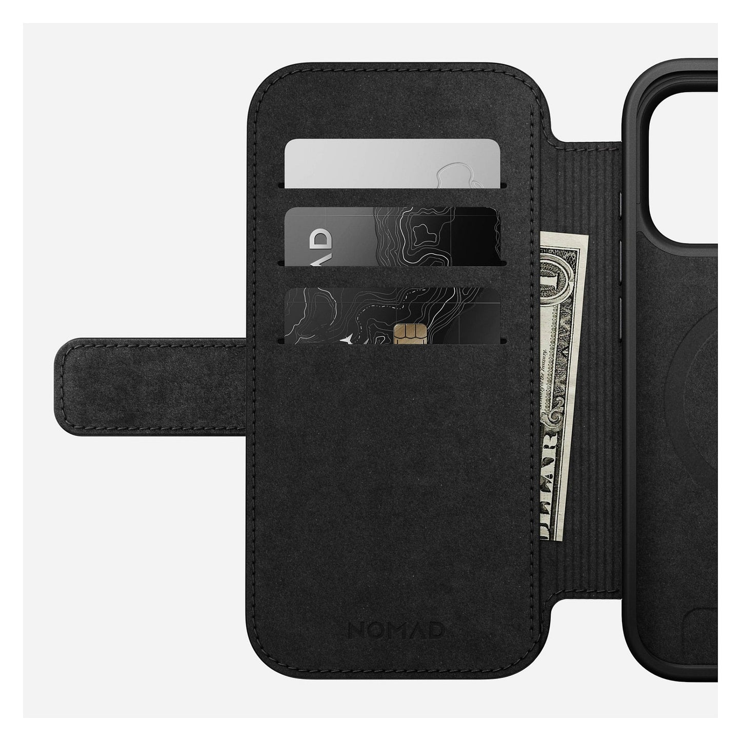 Nomad Modern Leather Folio iPhone 17 Pro Brown