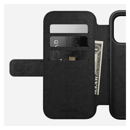 Nomad Modern Leather Folio iPhone 17 Pro Brown