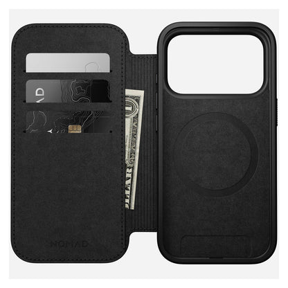 Nomad Modern Leather Folio iPhone 17 Pro English Tan