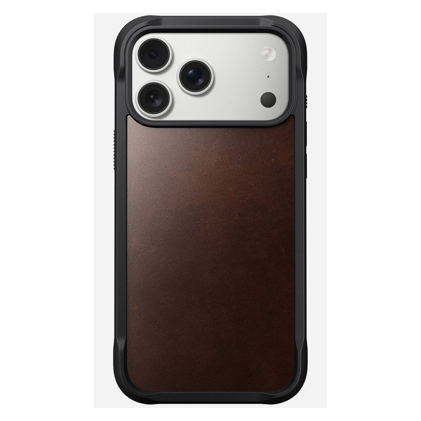 Nomad Rugged Leather Case iPhone 17 Pro Max Rustic Brown Horween