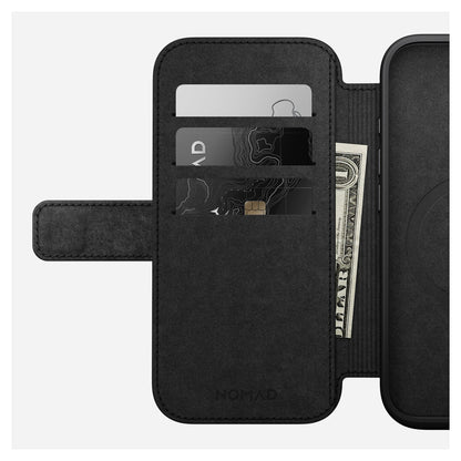 Nomad Modern Leather Folio iPhone 16 Pro Brown